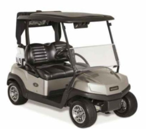 Club Car Tempo and Club Car Onward golf cart shown without the Cool Dry Covers seat covers installed to help you recognize the proper model.