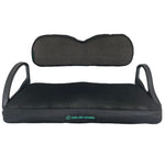 Cool Dry Covers seat covers set for an EZGo TXT or RXV golf cart with standard seats.